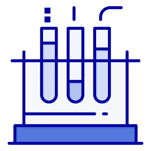 Icono Prueba Médica Laboratorio Categoría Educación Escuela Aprendizaje — Vector de stock