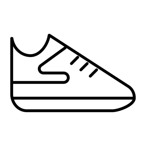 Exercise Shoes Sports Icon Outline Style — Stock Vector