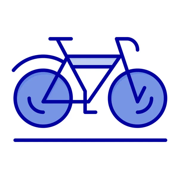 Fahrrad Bewegung Sport Ikone Der Kategorie Tourismus Hotels Gastfreundschaft — Stockvektor