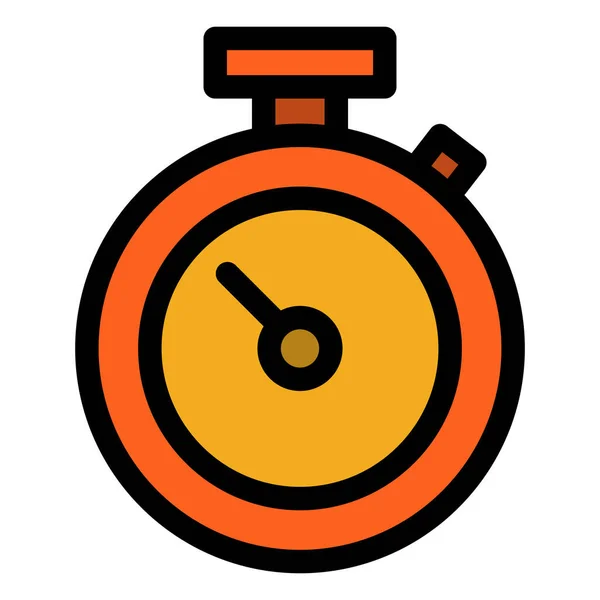 Stopwatch Tijdklok Pictogram — Stockvector