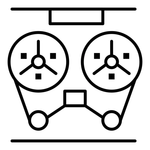 Pictogram Audio Speler Opnemen — Stockvector