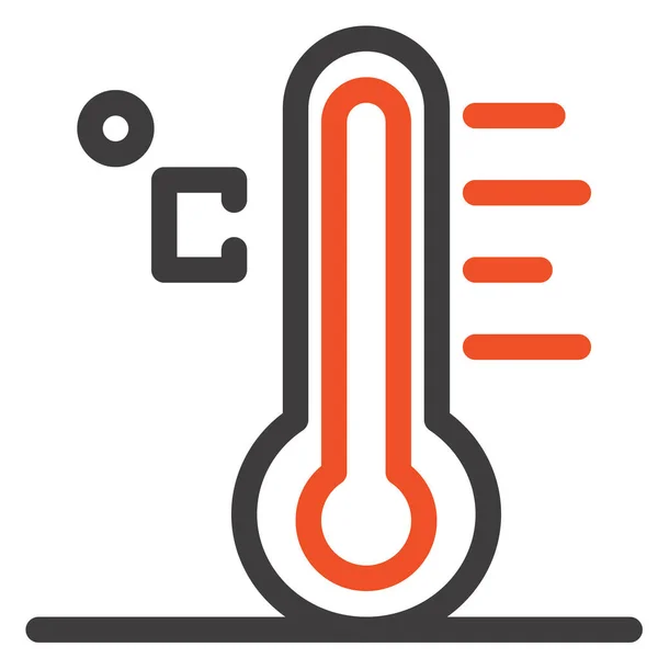 Wolkenlicht Regenachtig Pictogram — Stockvector