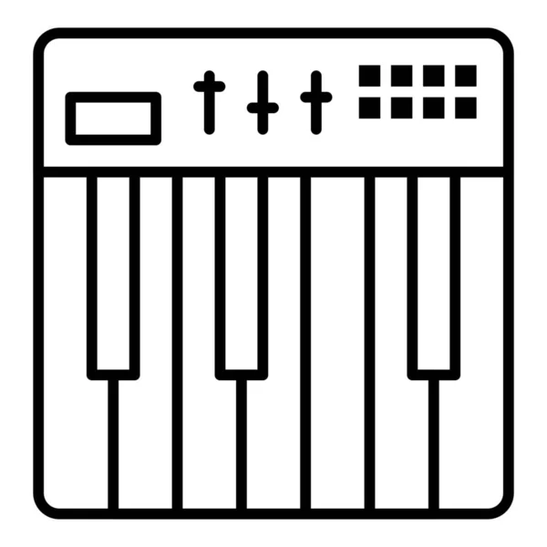 Controller Hardware Toetsenbord Pictogram — Stockvector