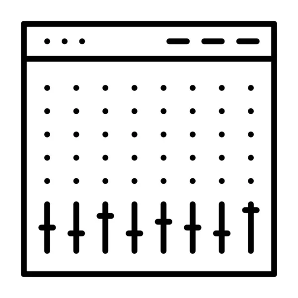 Icône Contrôleur Commande Console — Image vectorielle