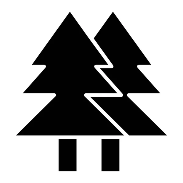 Іконка Різдвяного Екологічного Середовища Суцільному Стилі — стоковий вектор