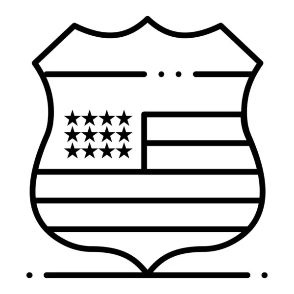 Escudo Seguridad Signo Icono — Vector de stock