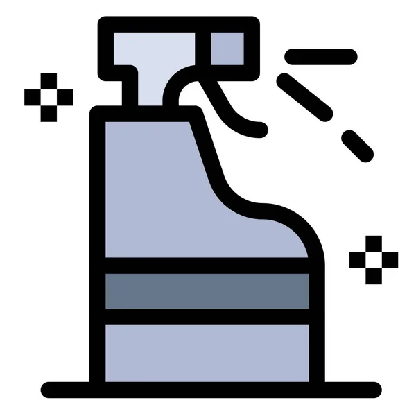 Detergente Limpieza Icono Del Producto Categoría Familia Hogar — Vector de stock