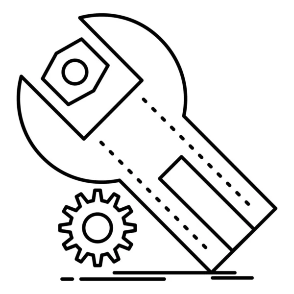 Ícone Desenvolvimento Coading Aplicativo Estilo Esboço —  Vetores de Stock