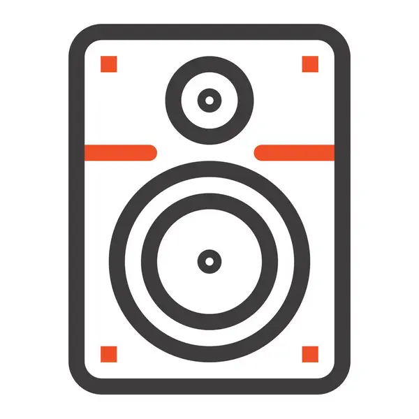 Éducation Musique Forte Icône — Image vectorielle