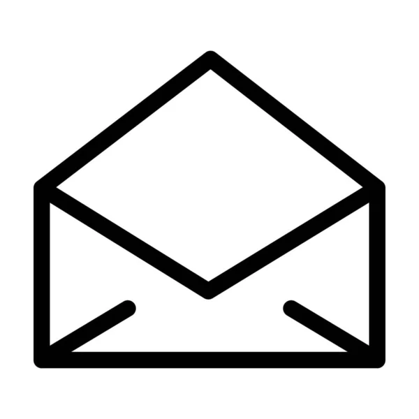 Иконка Сообщения Электронной Почты Стиле Наброска — стоковый вектор