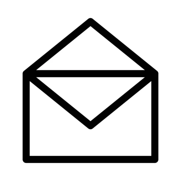 Иконка Сообщения Электронной Почты Стиле Наброска — стоковый вектор