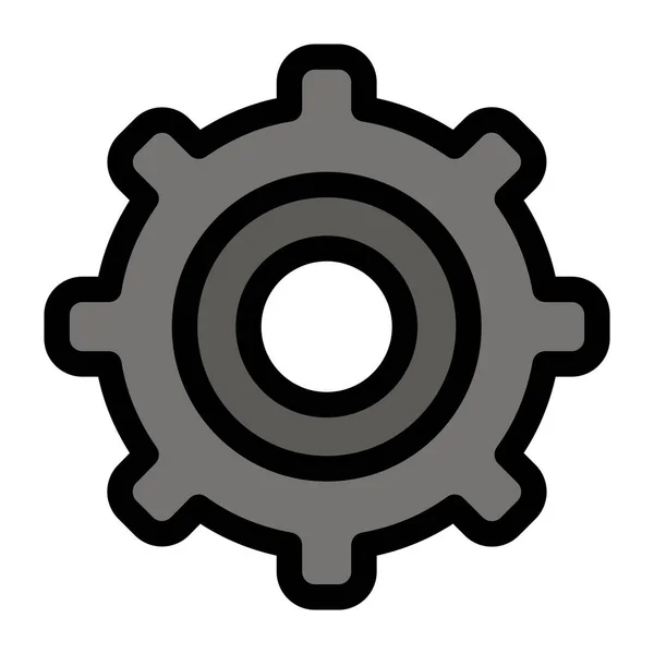 Cogs Gear Setting Icon Abstract Category — Stock Vector