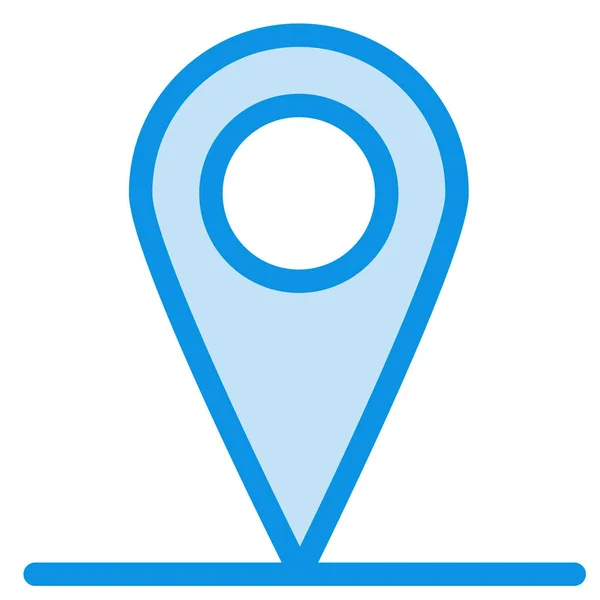 Icono Mapa Ubicación Interfaz Categoría Óptima Interfaz Usuario — Vector de stock