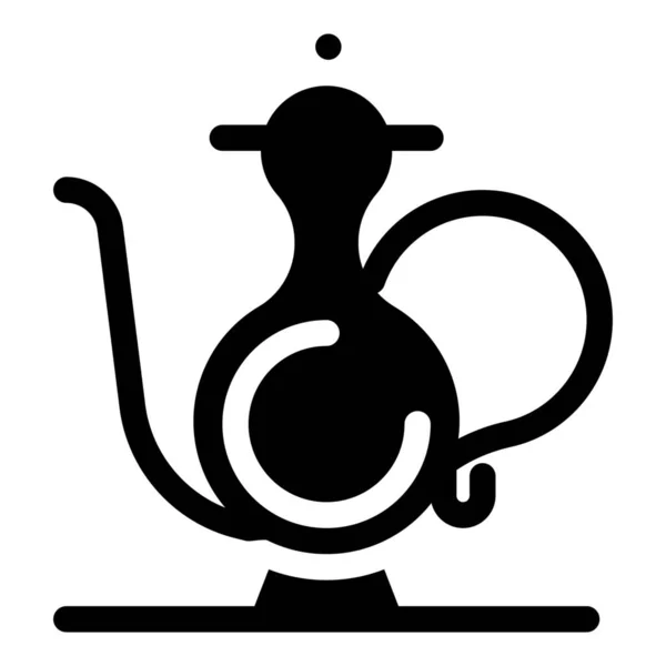 Abrahamic Cup Islam Simgesi Katı Stilde — Stok Vektör