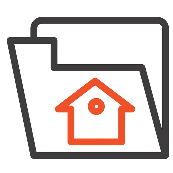 Datei Home Service Icon Umriss Stil — Stockvektor