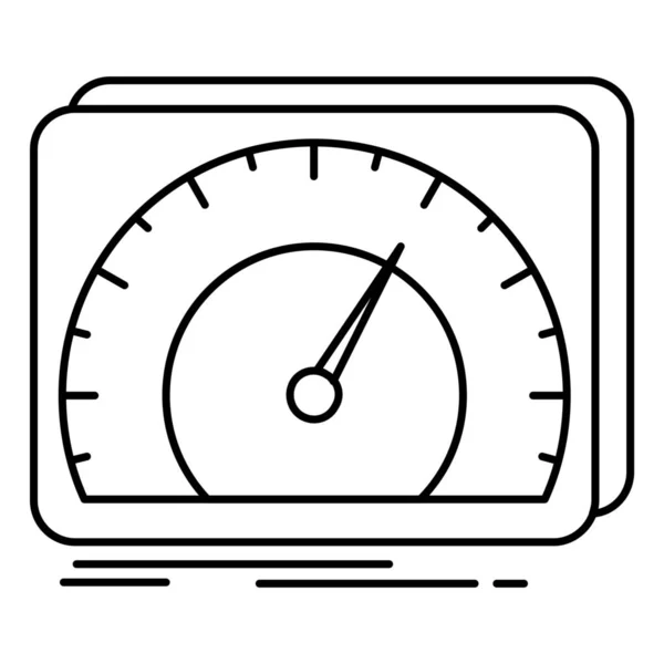 Dashboard Development Device Icon Outline Style — Stockvector