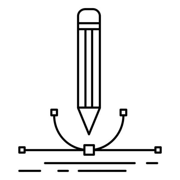 Креативний Іконка Малюнка Дизайну Стилі Контур — стоковий вектор