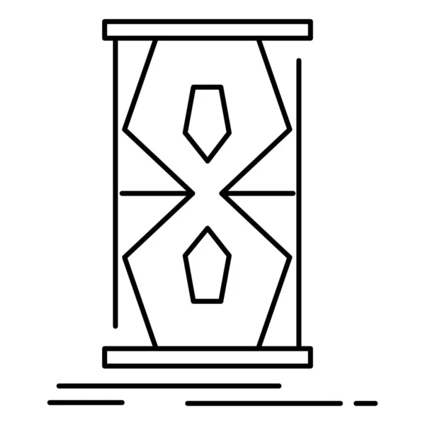 Иконка Дизайна Часов Доступа Стиле Наброска — стоковый вектор