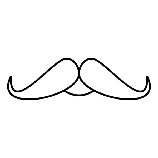 Hipster Male Men Icon Outline Style — Stockvector