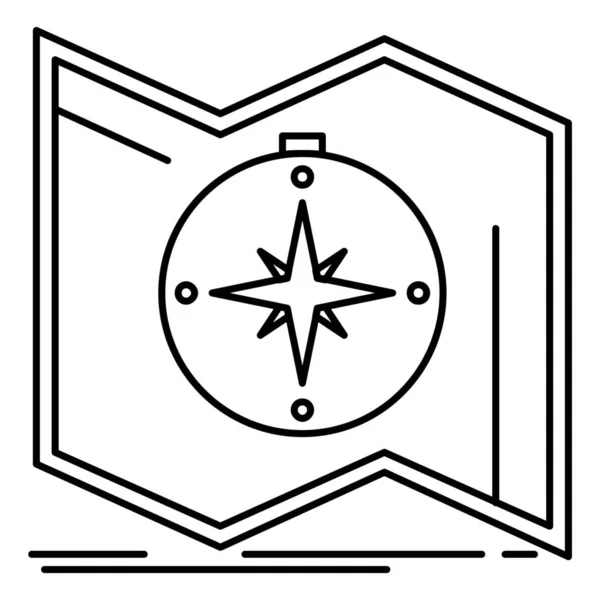 Иконка Рекламного Креативного Направления Стиле Абриджа — стоковый вектор