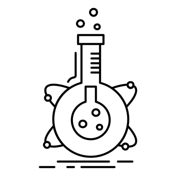 Ícone Frasco Desenvolvimento Criativo Estilo Esboço —  Vetores de Stock