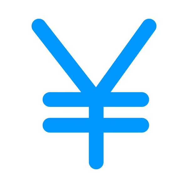 Coins Yen Yuan Icon Business Management Category — Stockvector