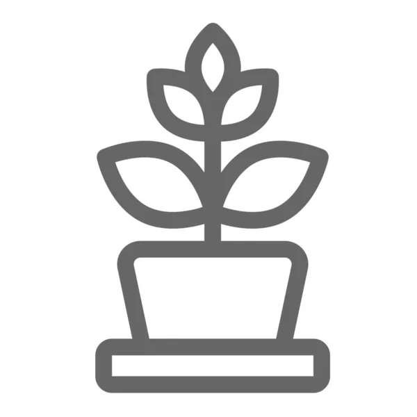 Eco Flor Icono Verde Agricultura Agricultura Jardinería Categoría — Vector de stock