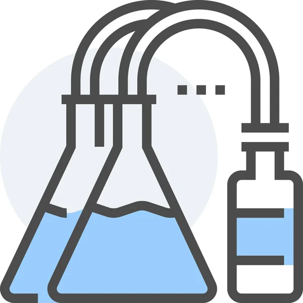Иконка Химического Эксперимента — стоковый вектор