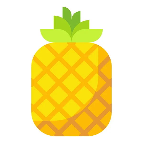 Food Fruit Organic Icon Flat Style — Stock Vector
