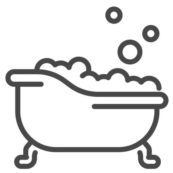 浴槽入浴アイコン — ストックベクタ