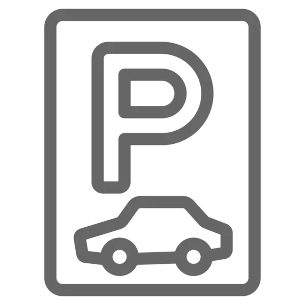 Parkeringsikon — Stock vektor