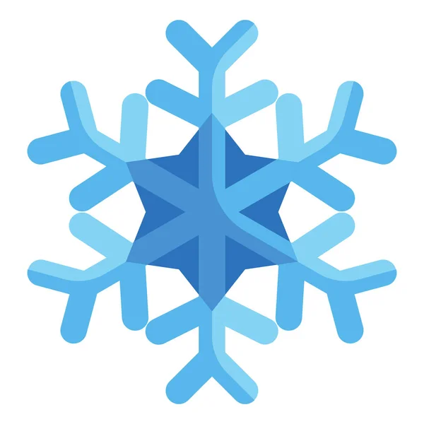 Ícone Símbolo Temporada Flocos Neve —  Vetores de Stock