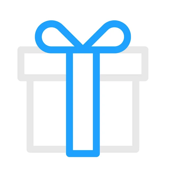 Regalo Dinero Icono Recompensa Estilo Esquema — Vector de stock