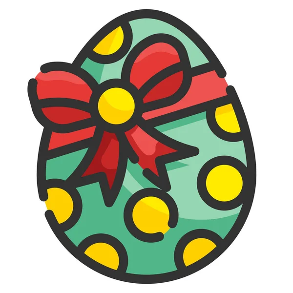 Иконка Подарком Яйца — стоковый вектор