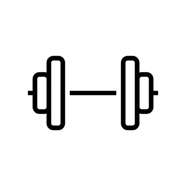 Bodybuilding Fitness Lifting Icon Outline Style — 스톡 벡터