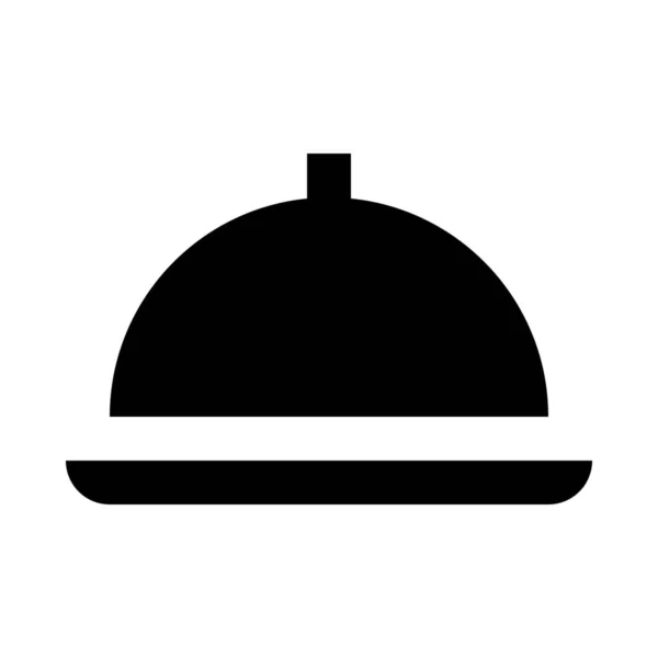 Café Plat Icône Cuisine — Image vectorielle