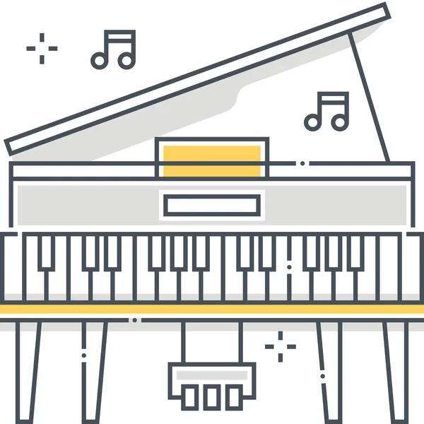 Instrument Les Luisteren Icoon Onderwijs School Leren Categorie — Stockvector