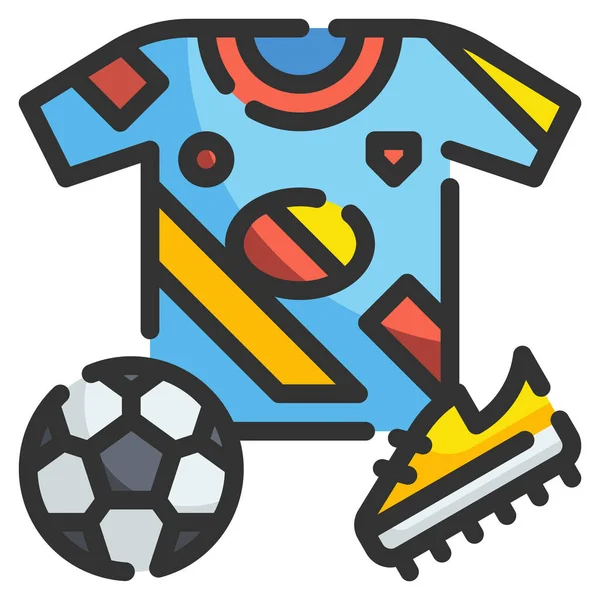 Jersey Soccer Football Icon — Stock Vector