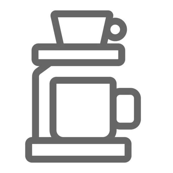 Koffie Druppel Hete Pictogram — Stockvector