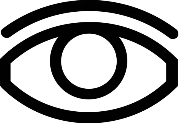 Фотографія Обличчя Очей Стилі Контур — стоковий вектор