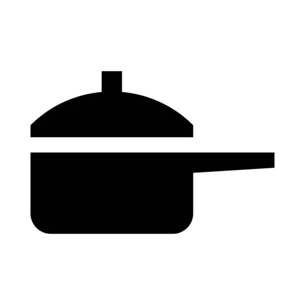 Μαγειρικά Σκεύη Τηγάνισμα Εικονίδιο — Διανυσματικό Αρχείο