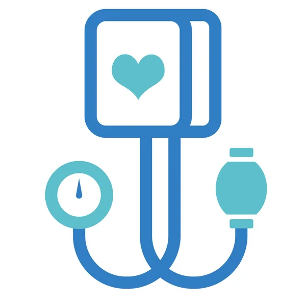 血压工具包医学图标实型 — 图库矢量图片