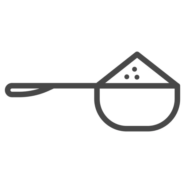 Иконка Муки Хлебобулочного Оборудования Стиле Outline — стоковый вектор