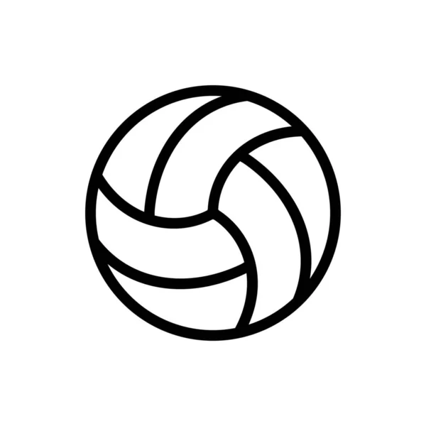 Handball Sport Ikone Outline Stil — Stockvektor