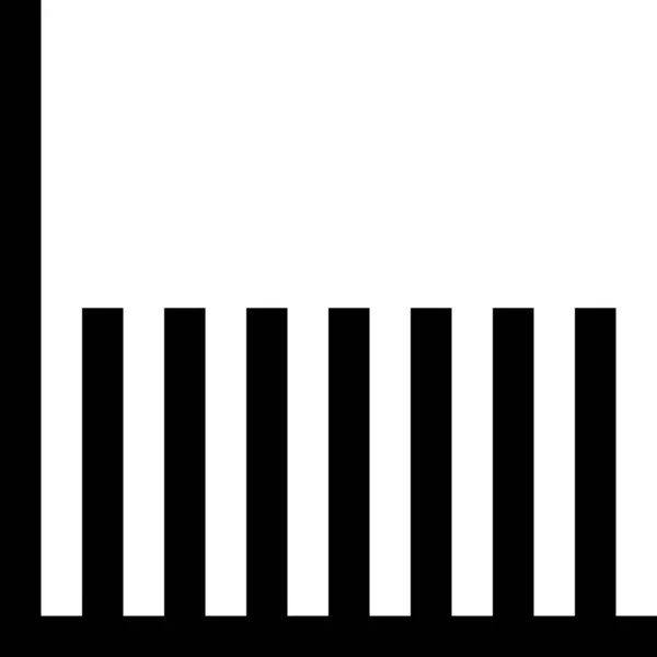 Diagrammabnahme Diagramm Symbol Umrissstil — Stockvektor