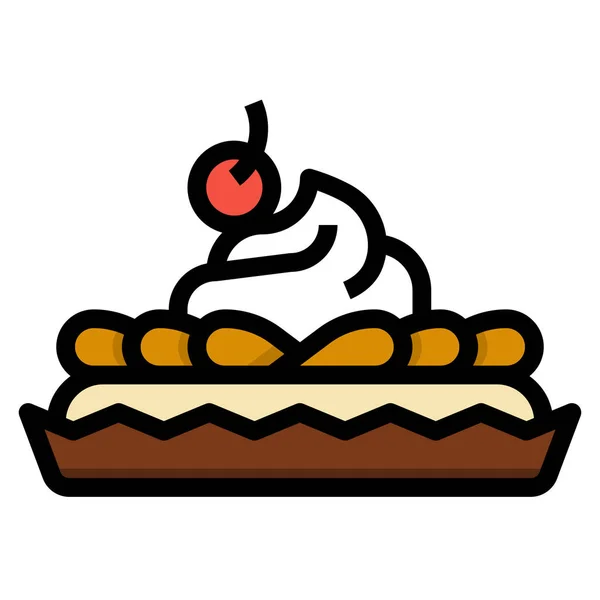 Икона Торта — стоковый вектор