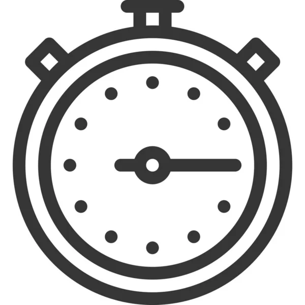 Alarma Cronómetro Icono Tiempo Categoría Signos Símbolos — Vector de stock