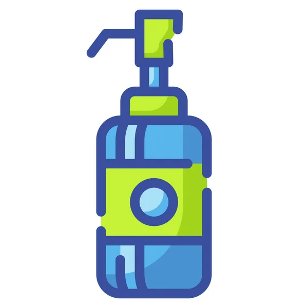 Fles Ontwerp Dispenser Pictogram — Stockvector