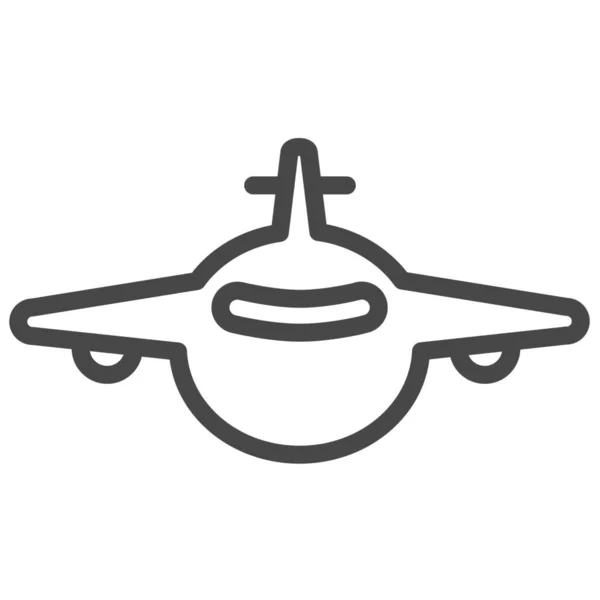 Ikona Logistyki Frachtu Lotniczego Zarysie Stylu — Wektor stockowy