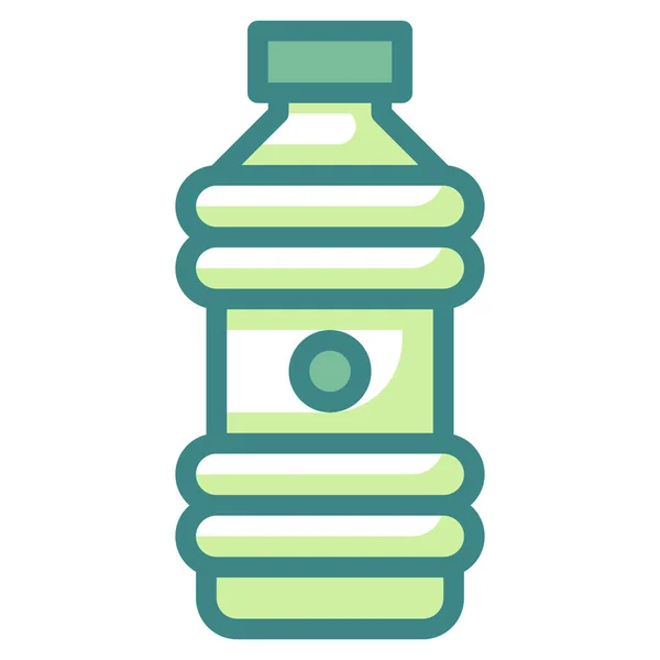 Symbol Für Aquaflaschen Drinks — Stockvektor